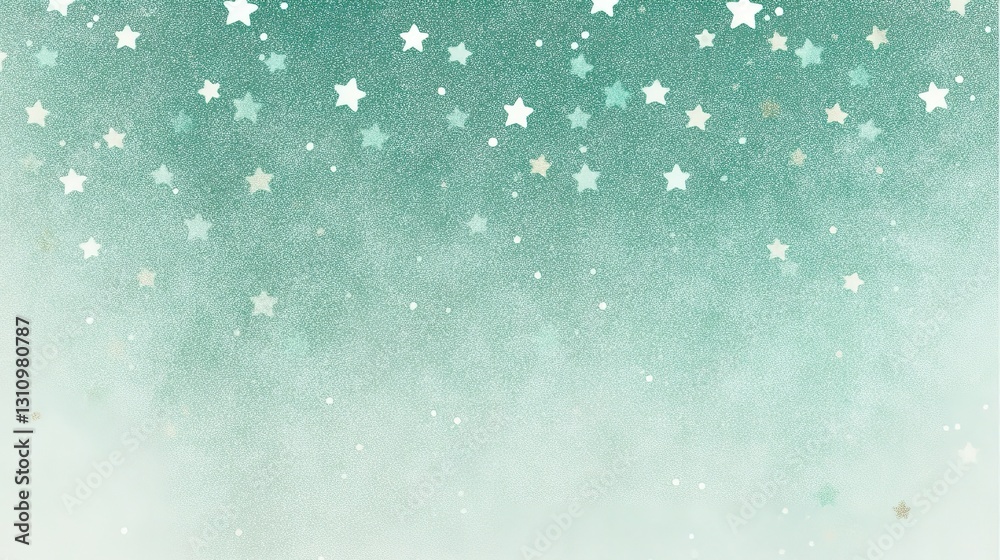 Fototapeta premium A gradient background with stars and small white specks displayed