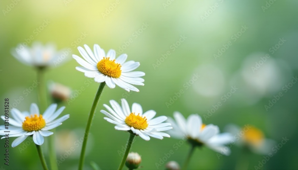 Delicate white chamomile flowers, intricate detail, isolated , botany, clipart Delicate white chamomile flowers, intricate detail, isolated , botany, clipart
