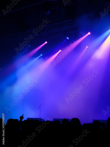 Dramatic Stage Lighting Vibrant Fog Effect Performance
