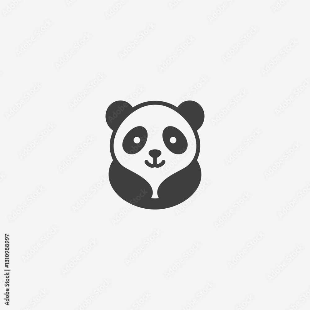 Cute Panda Logo – An adorable panda logo representing playfulness, nature, and charm. Cute Panda Logo – An adorable panda logo representing playfulness, nature, and charm.