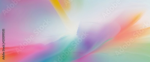 Abstract colorful background with white space for text or logo.