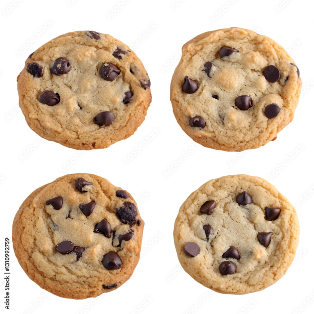 Fresh Cranberry White Chocolate Cookies isolated on white and transparent background. PNG cutout. Fresh Cranberry White Chocolate Cookies isolated on white and transparent background. PNG cutout.