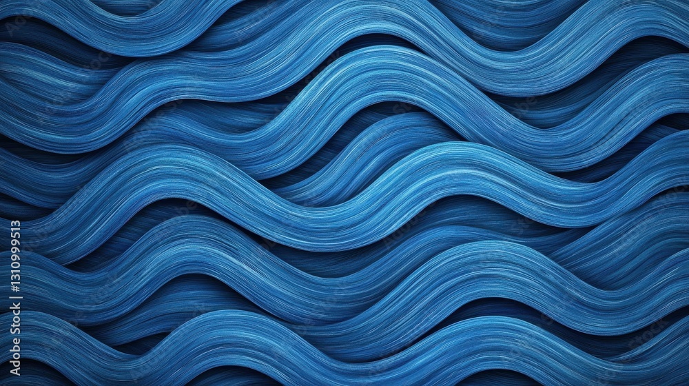 Abstract Waves in Vivid Blue Tones for Artistic Background Designs Abstract Waves in Vivid Blue Tones for Artistic Background Designs