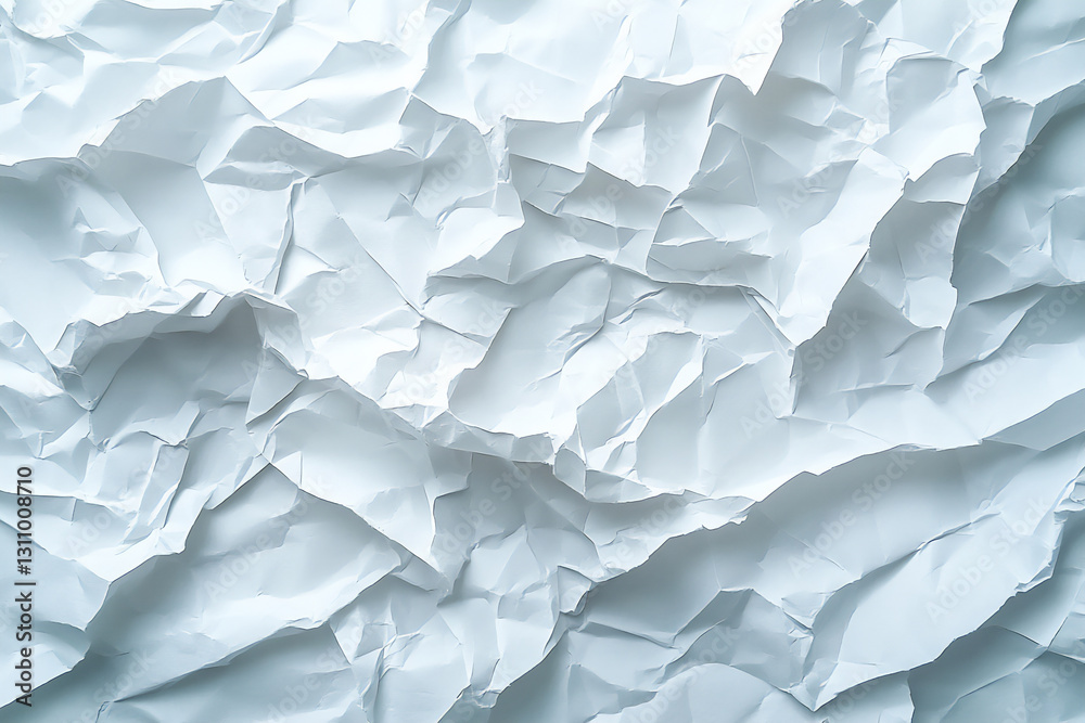 Obraz premium white crumpled paper texture background,