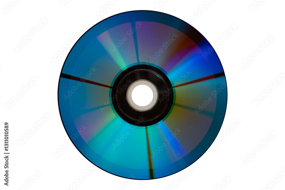 Compact Disc is isolated, top view. Compact Disc is isolated, top view.