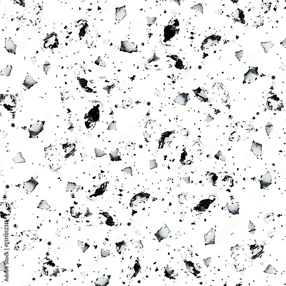 Obraz premium black ink splat background