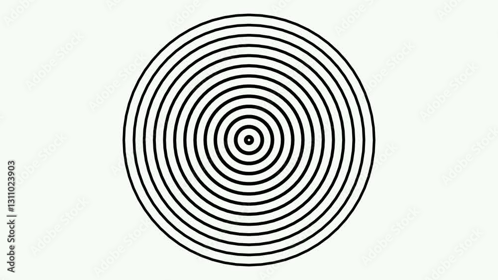 A Black Color Radio Wave Isolated White Background Animation. Communication tower concepts radio wave. It's like hypnotizing a maze. Moving Through Circles Of 4k Resolution. A Black Color Radio Wave Isolated White Background Animation. Communication tower concepts radio wave. It's like hypnotizing a maze. Moving Through Circles Of 4k Resolution.