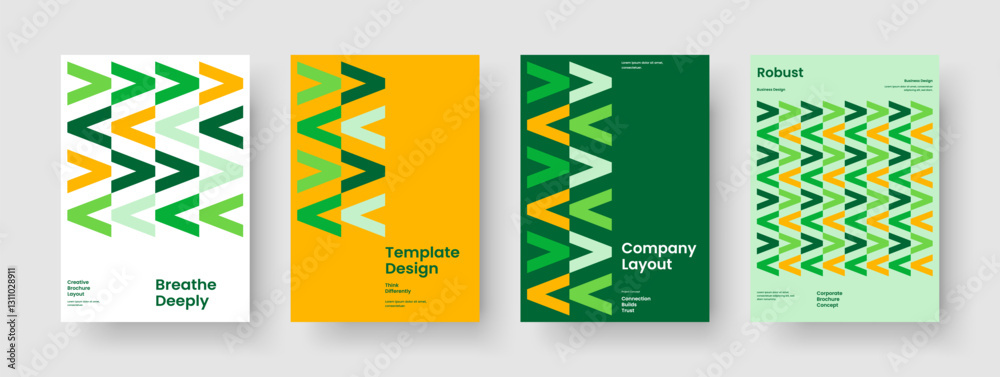 Obraz premium Geometric Poster Layout. Isolated Report Template. Abstract Business Presentation Design. Background. Banner. Book Cover. Flyer. Brochure. Portfolio. Magazine. Handbill. Catalog. Brand Identity