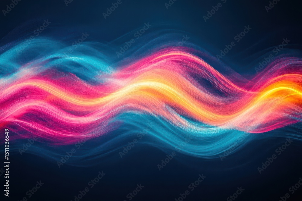 Fototapeta premium Abstract Waves of Color