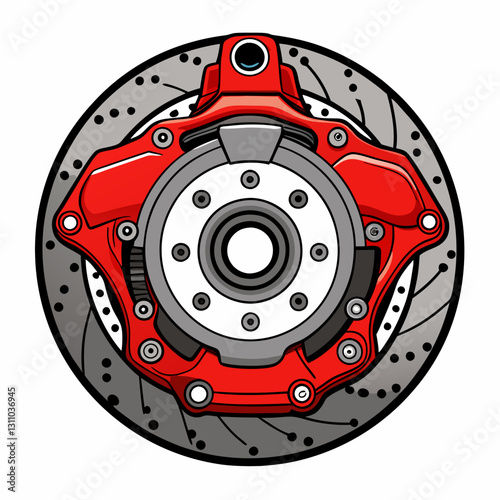 symmetrical brake caliper