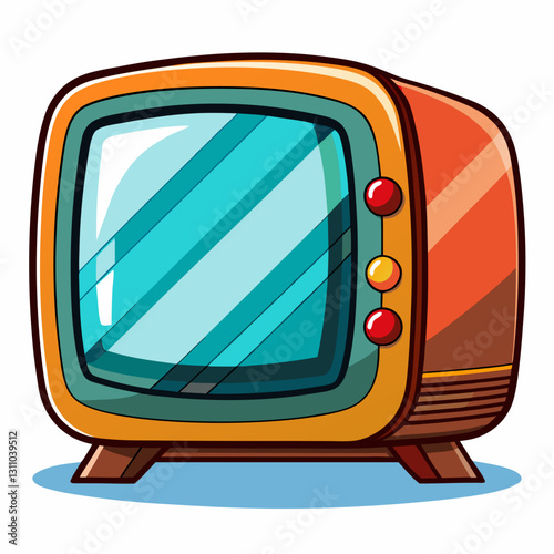 retro tv set