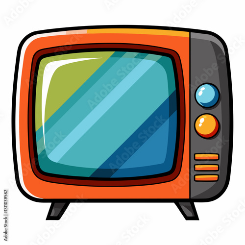 retro tv set
