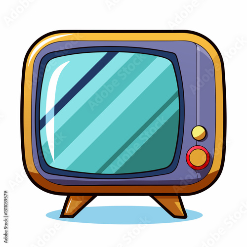 retro tv set