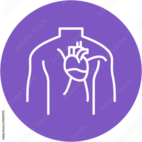 Cardiovascular System Icon