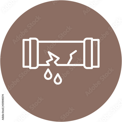 Broken Pipeline Icon