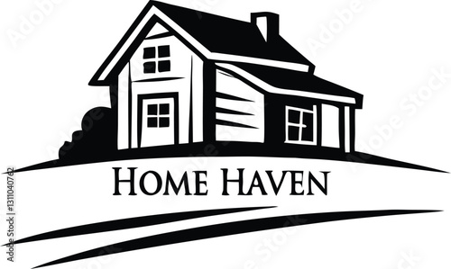 Haven Heights Minimalist Real Estate Emblem