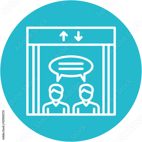 Elevator Pitch Icon