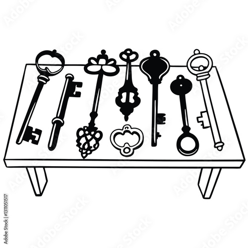set of keys