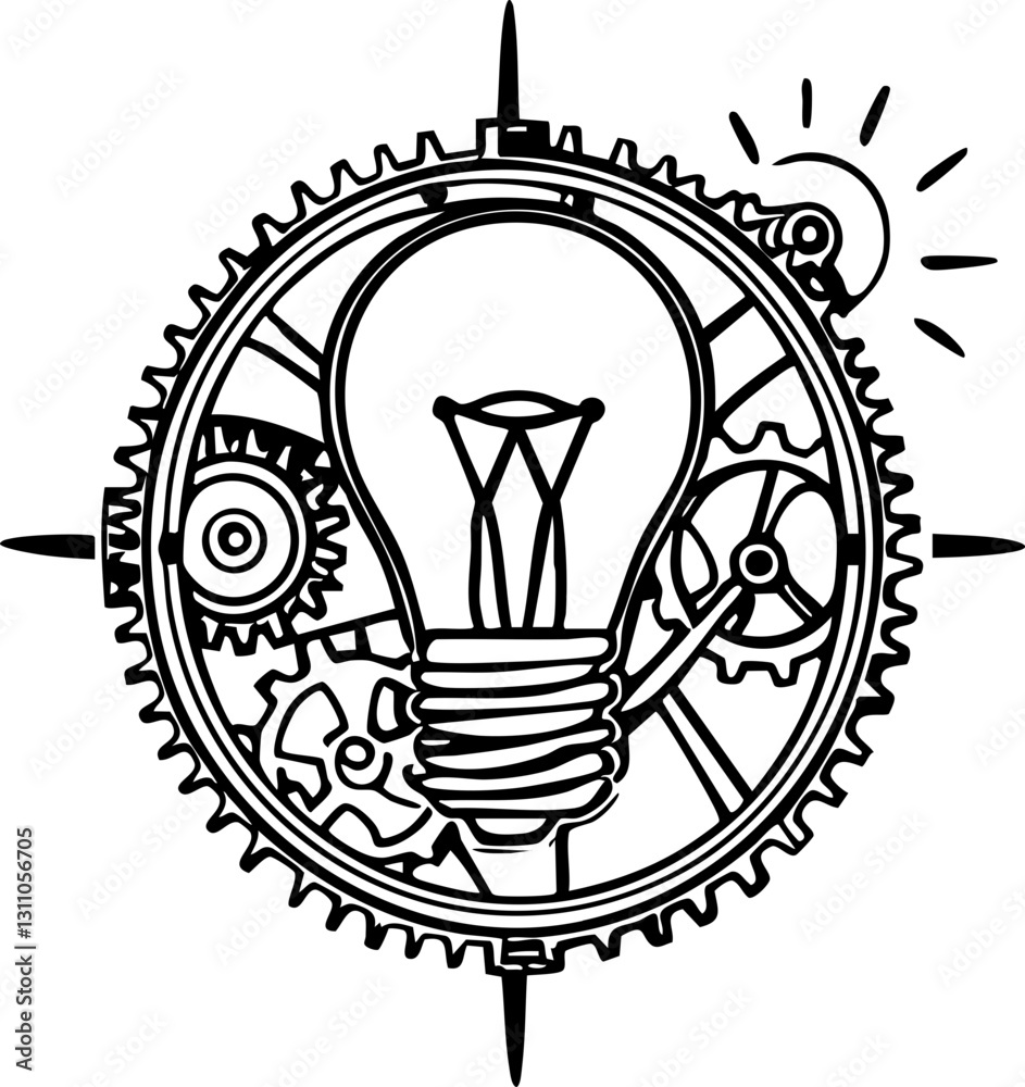 Innovative light bulb design creative workshop graphic industrial environment close-up view conceptual inspiration Innovative light bulb design creative workshop graphic industrial environment close-up view conceptual inspiration