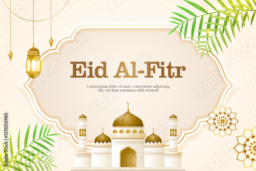 Eid al-fitr islamic celebration background