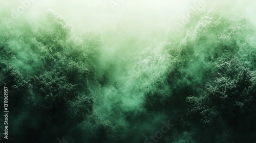 Wallpaper Mural Deep gradient from emerald green to dark forest green, conveying a rich, natural feel  Torontodigital.ca