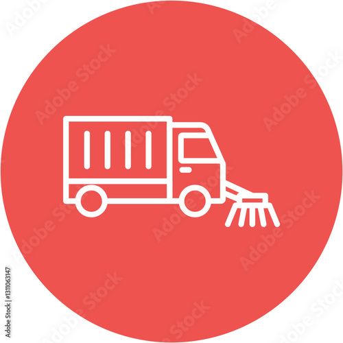 Road Sweeper Icon