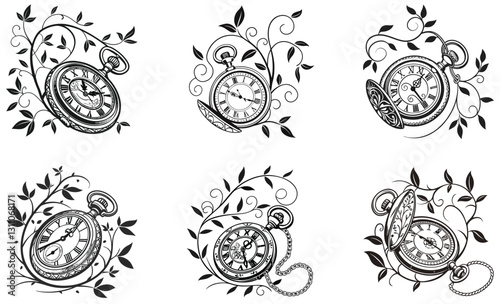 Hand drawn miscellaneous doodle illustration
