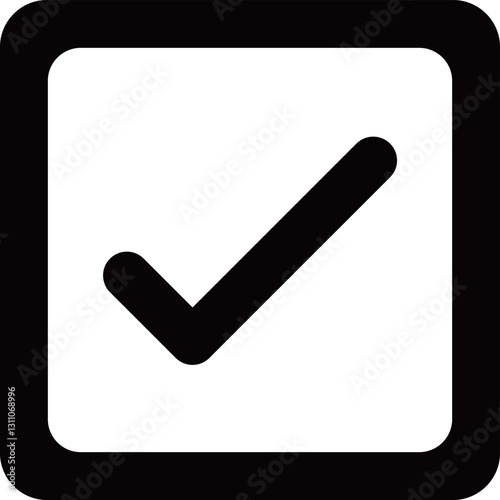 check box round square