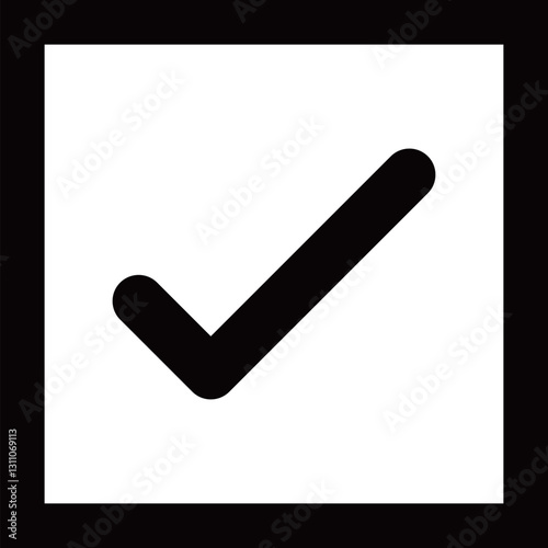 check box square black color