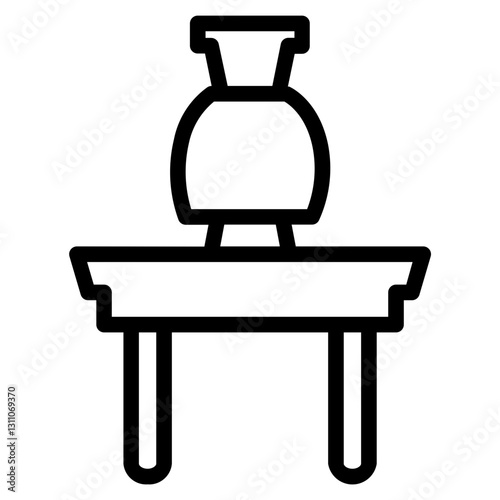 Art Artefact Cultural Line Icon