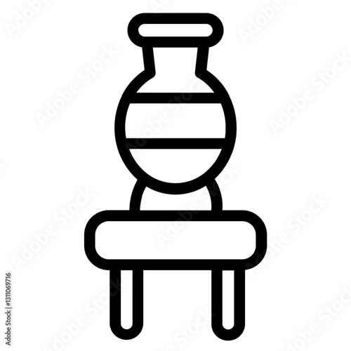Art Gallery Artefact Line Icon