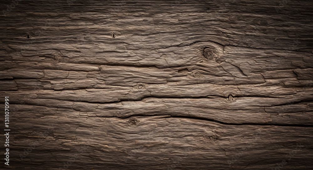 Obraz premium Dark Rustic Wood Texture Background. AI Generated
