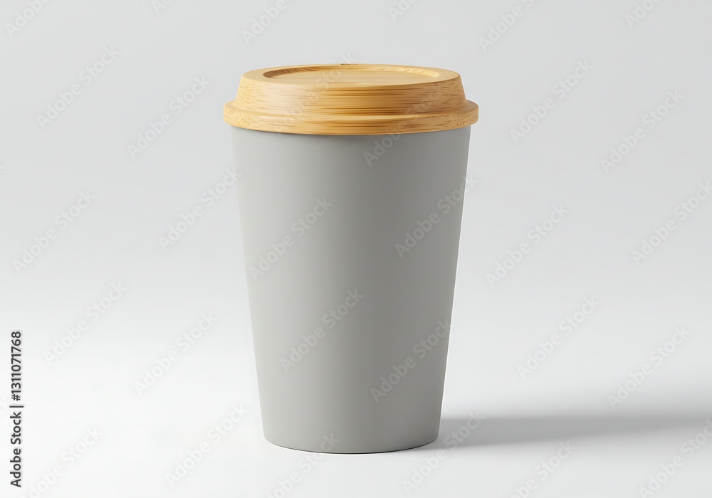 Reusable Drink Container with Wooden Lid Sustainable Lifestyle Product Reusable Drink Container with Wooden Lid Sustainable Lifestyle Product