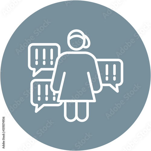 Slut Shaming Icon