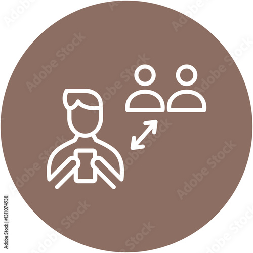 Social Isolation Icon