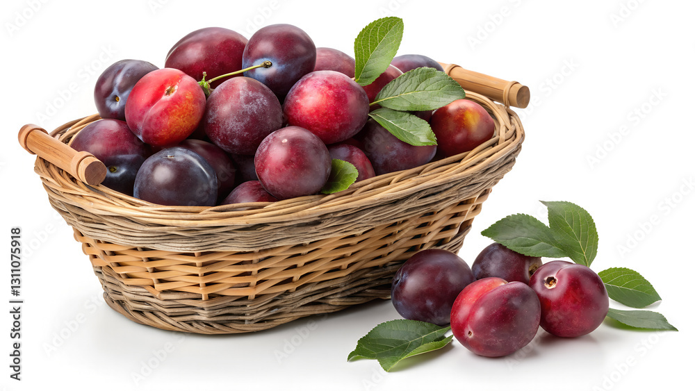 basket of plums
basket of plums