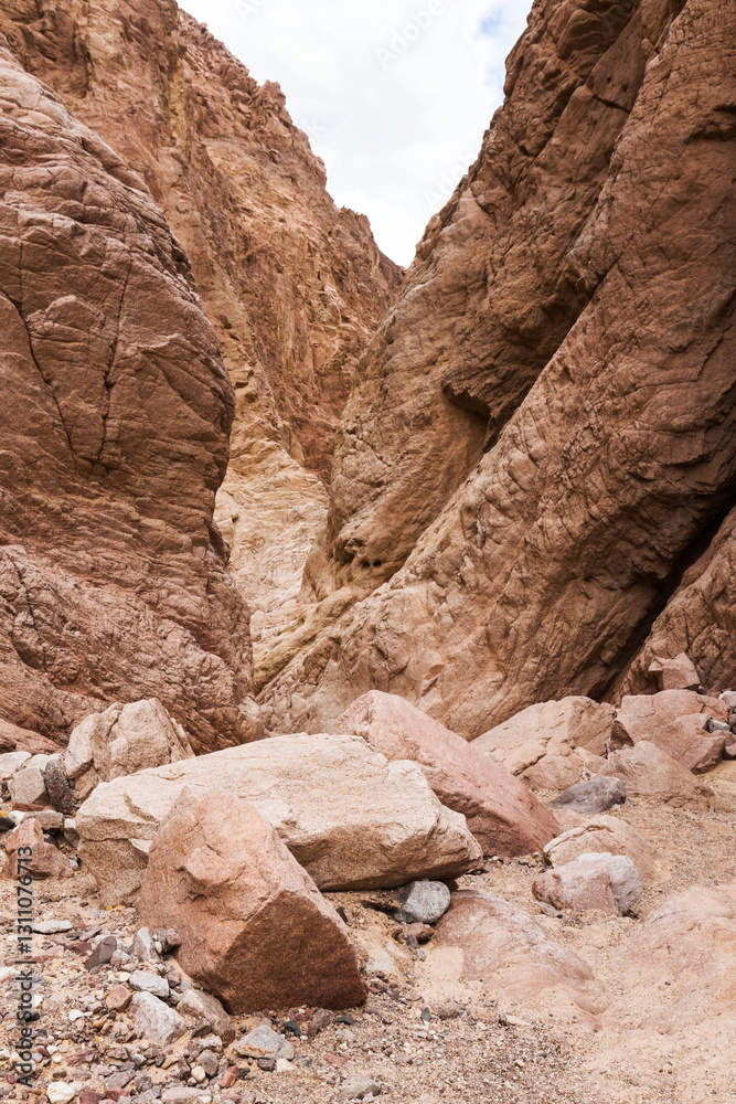 Wadi El Veshwash canyon in Sinai Peninsula Wadi El Veshwash canyon in Sinai Peninsula