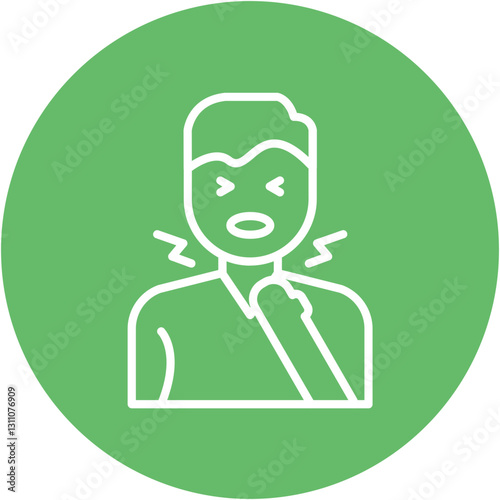 Throat Itching Icon