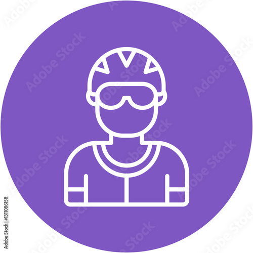 Cyclist Icon