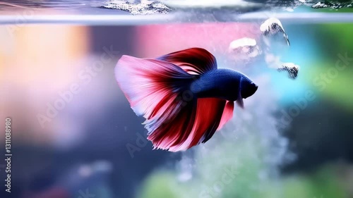 Vibrant Betta Fish