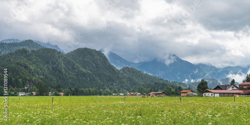 Scenic Landscape of Hohenschwangau, Germany