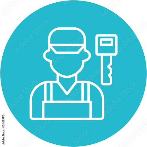 Emergency locksmith Icon