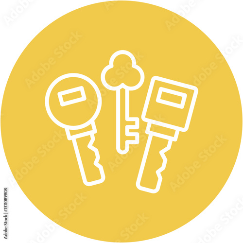 Key cutting Icon