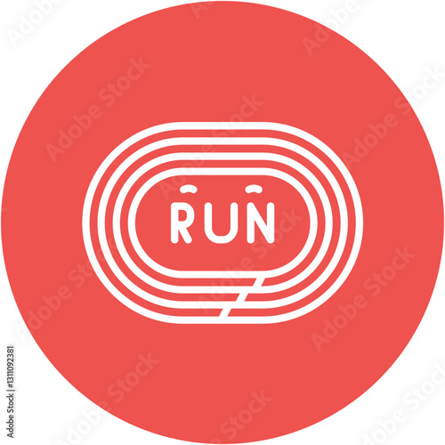Running Track Icon