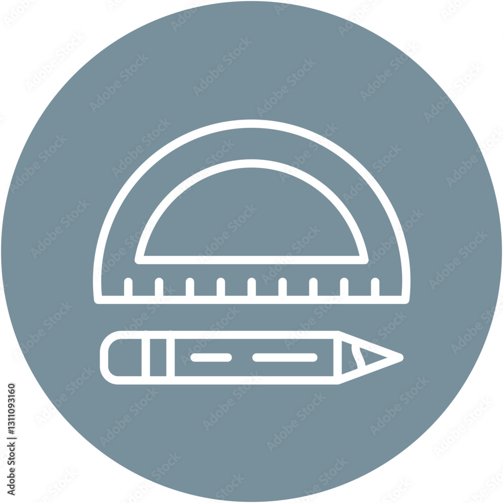 Protractor Icon Protractor Icon