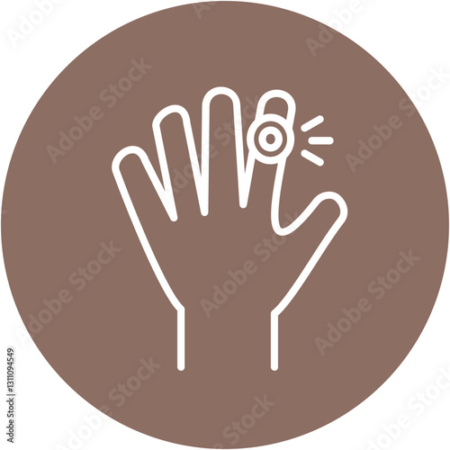 Finger Pain Icon