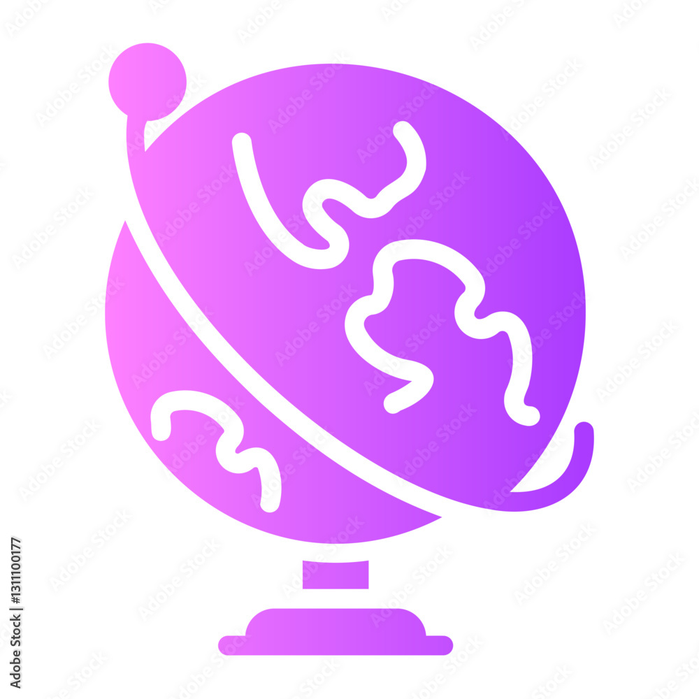geography Gradient icon geography Gradient icon