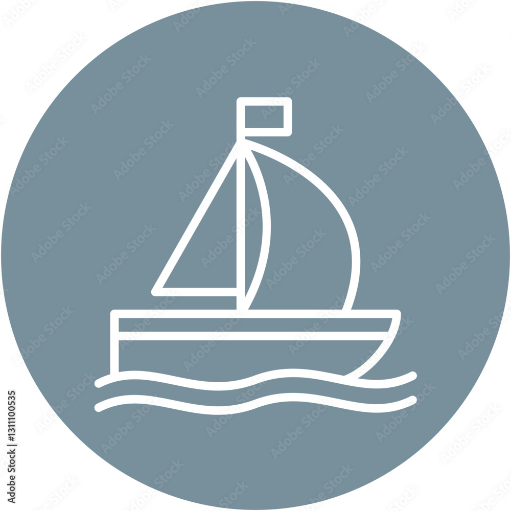 Sailboat Icon Sailboat Icon