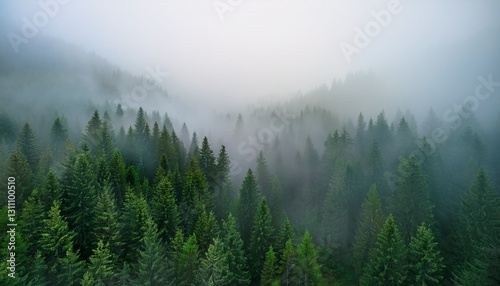 Forest Mist Gradient – A smooth transition from pastel green to deep forest gray, evoking the serene atmosphere of a misty woodland.
