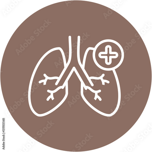Lung Health Icon